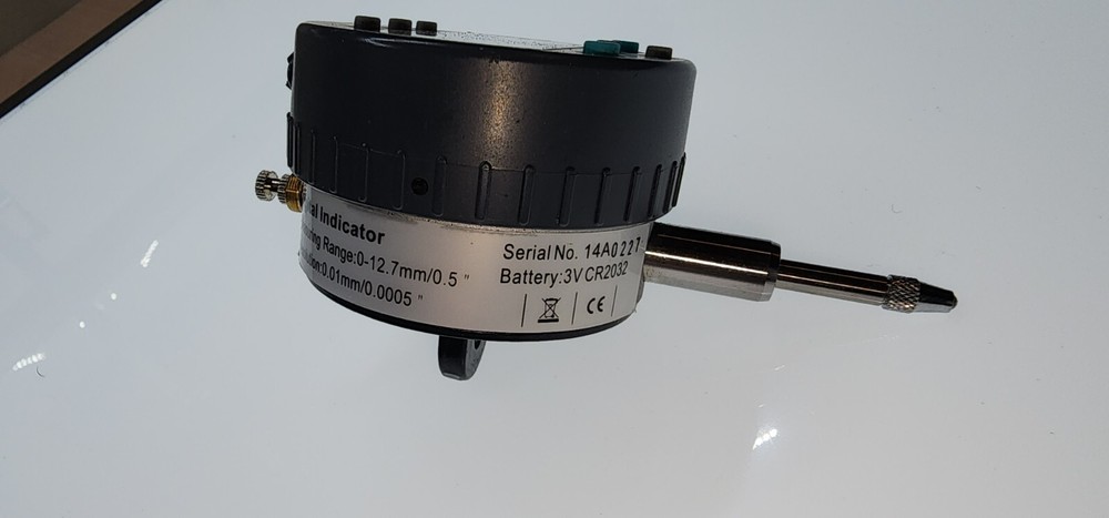 iGaging Absolute Digital Indicator, 0-12.7mm (1/2") Resolution 0.0005" SPC IP54