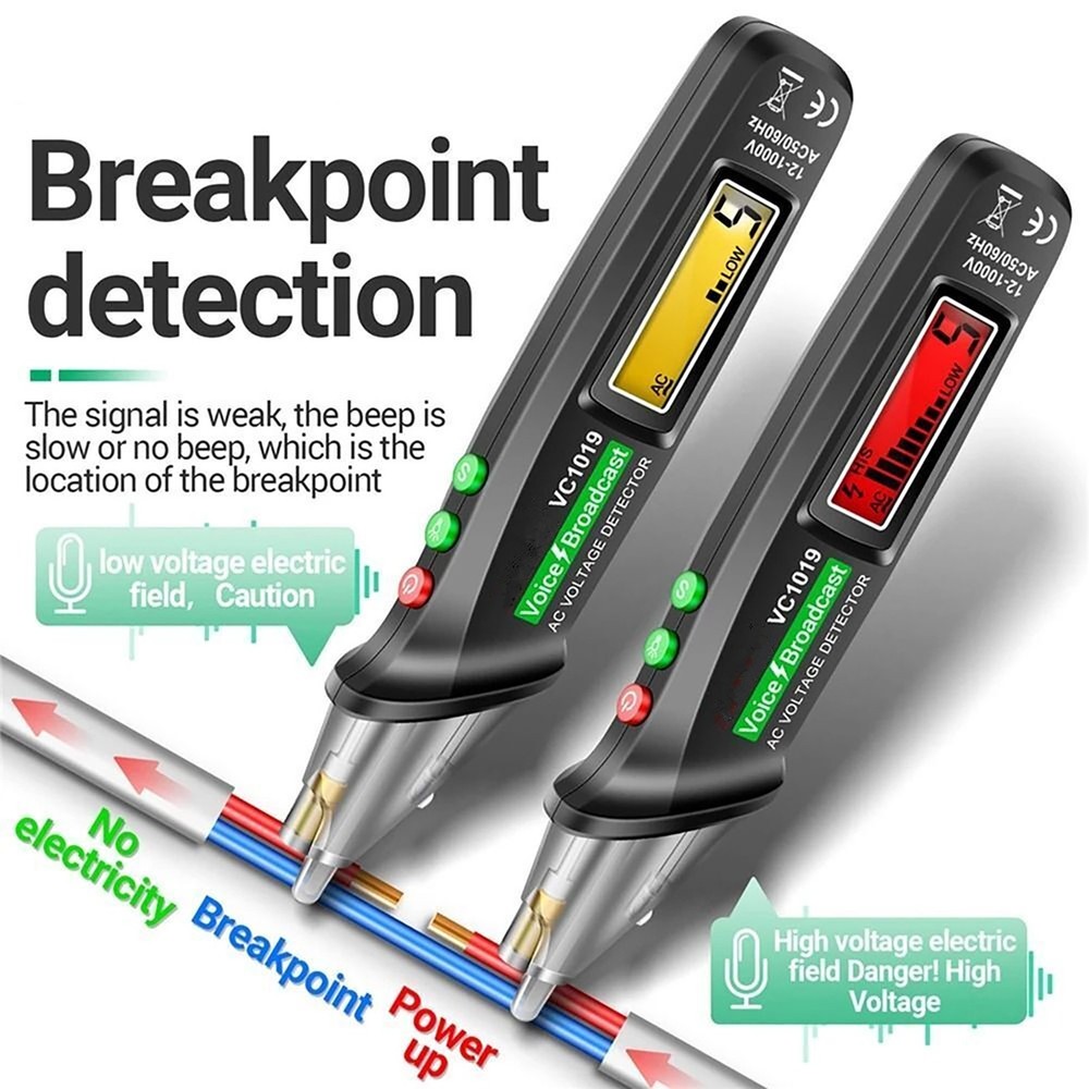 Multifunction Positioning Voltage Tester Electric Wire Detector Test Pen Tool