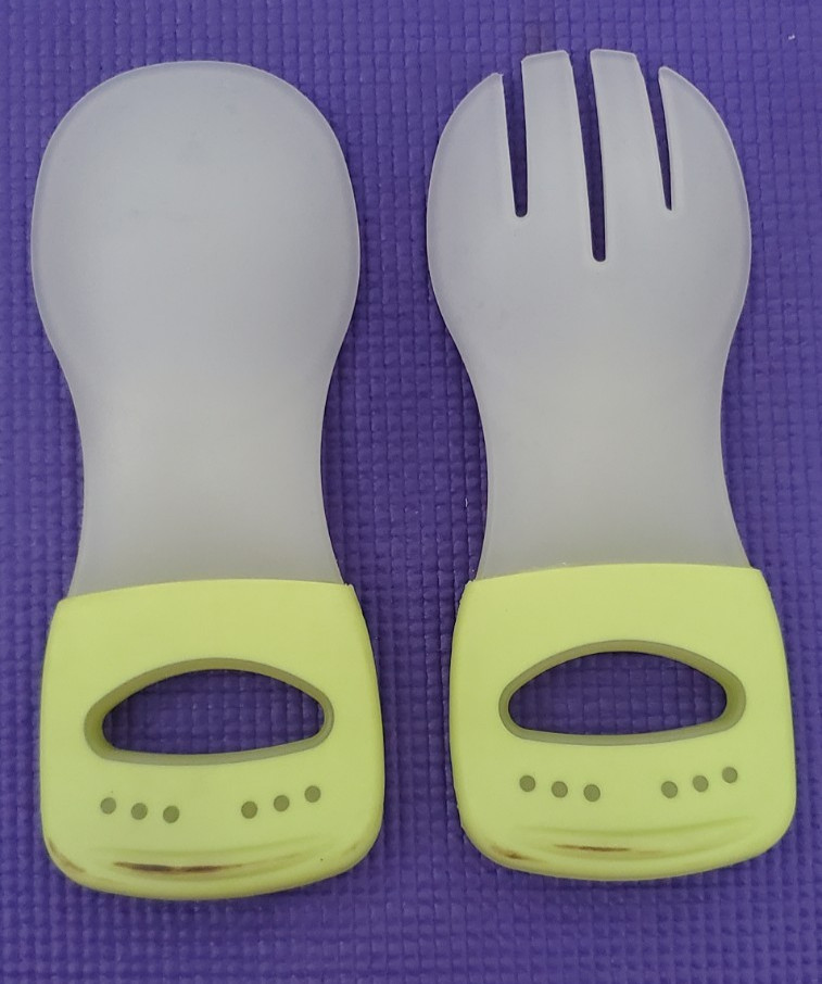Dexas Salad Hands GREEN/YELLOW 8.5"