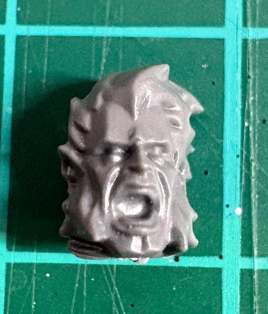 Unique Space Wolf-Style Space Marine Head– Type A Piece, Kitbash Unhelmeted
