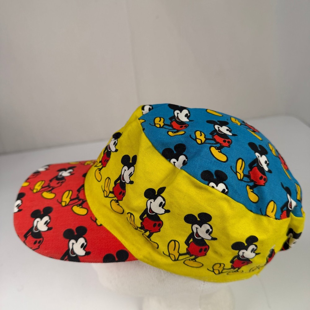 Fresh Caps Hat Boys Multi-Color One Size Mickey Mouse Cotton Adjustable