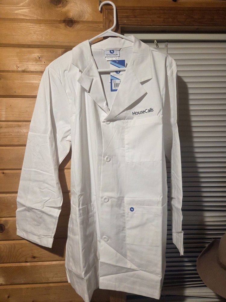 Doctors Lab Coat Adults Size Small Medical Uniforms