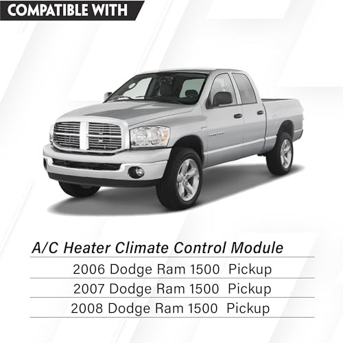 A/C Climate Control Module Panel Fits for 2006-2008 Dodge Ram 1500 Air