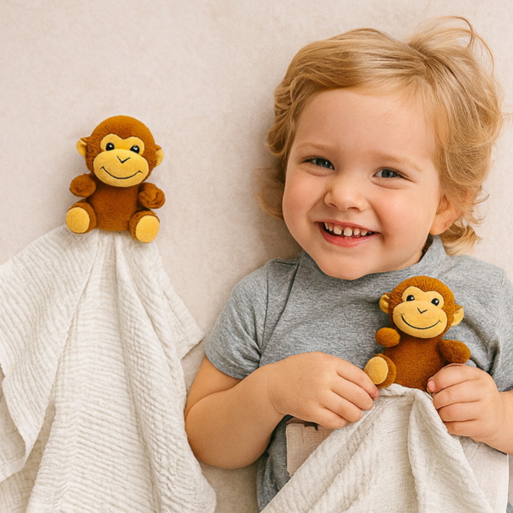 H&C Me Lovey™ - Monkey Lovey Security Blanket