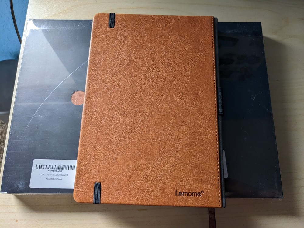 Lemome Brown Lined Notebook - Unused Journal (1)