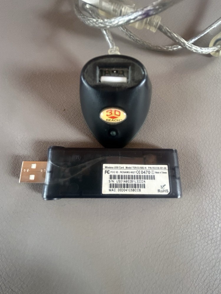 Netopia TER/GUSB2-N Wireless USB 2.0 Adapter 3D Reach Black