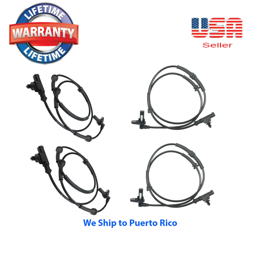 4 ABS Wheel Speed Sensor Front Rear Right & Left Fit Range Rover LR3 2005-2009