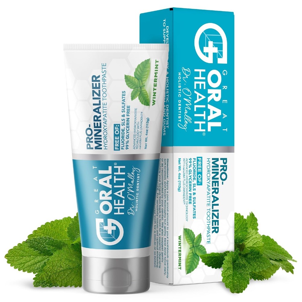 Nano hydroxyapatite Toothpaste Fluoride-Free, Pro Mineralizer Toothpaste: Den...