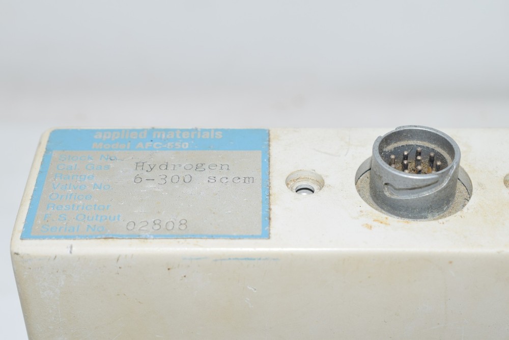 Applied Materials AFC-550 Mass Flow Controller 6-300 sccm Hydrogen 02808