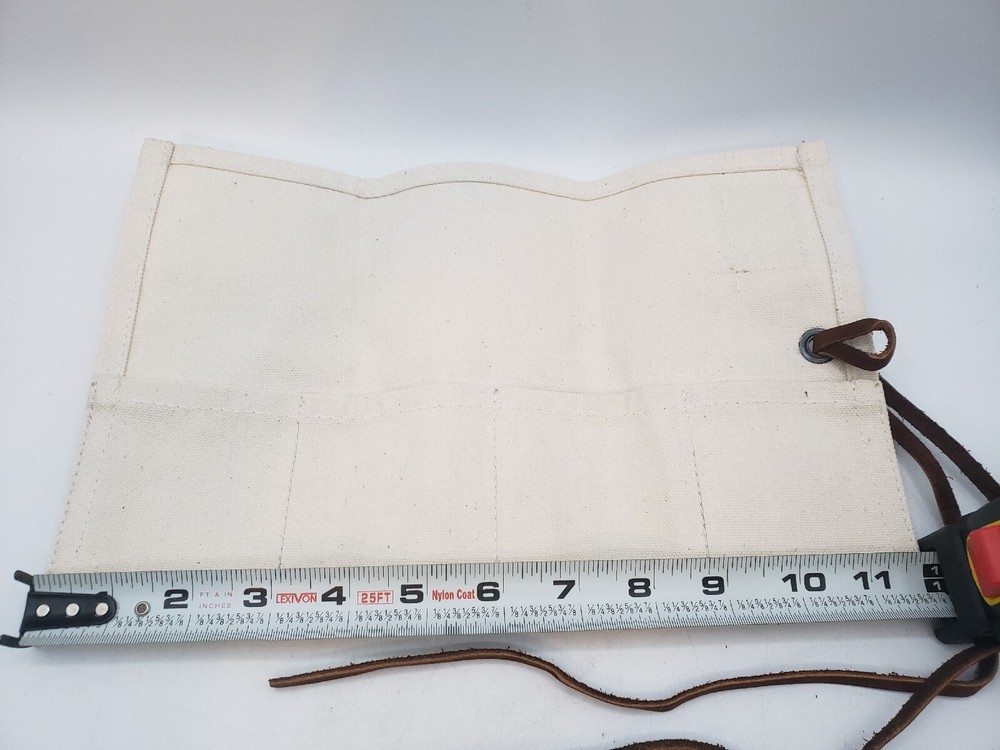 HIDE AND DRINK Rustic Canvas Travel Watch Roll, Tool Roll, EDC.