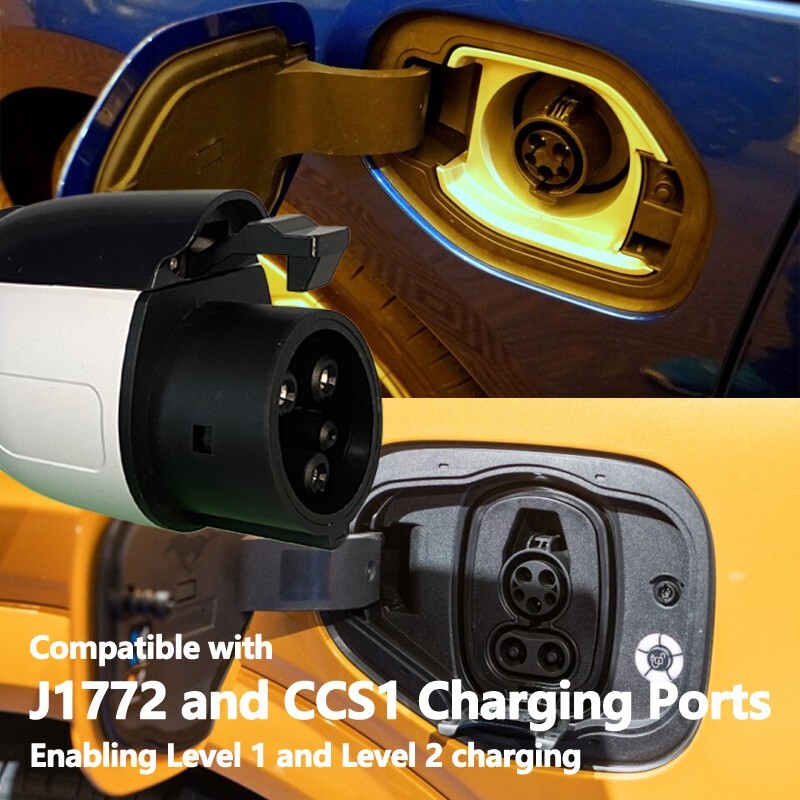 FITMPH Type1 EV Replacement Plug 32A 7kW Connector Level 2 Charging Cable Nozzle
