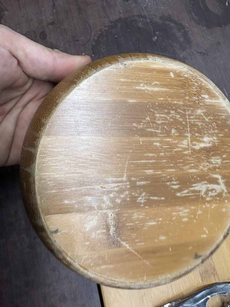 Bamboo Nut cracking Set With Bowl And Tools