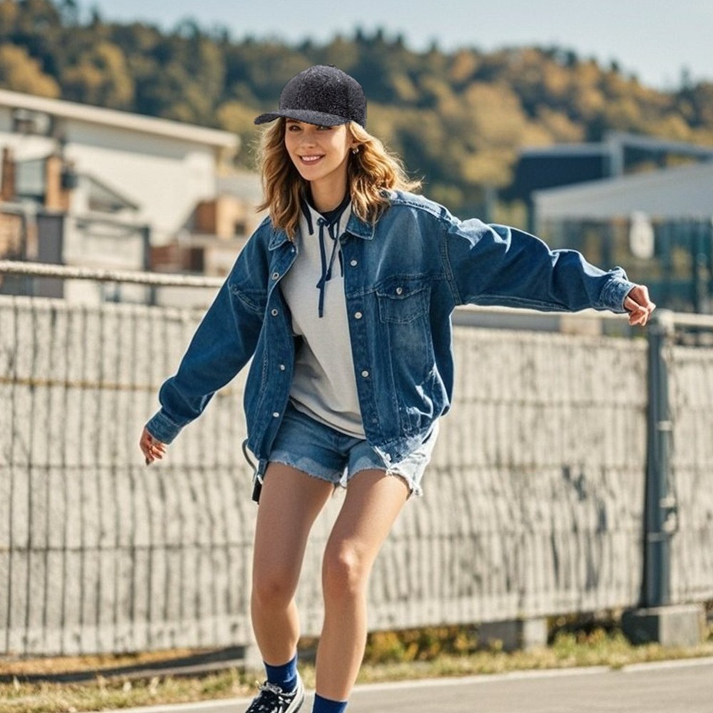 Baseball Cap Plain Baseball Hat Breathable Fabric Adjustable Size Lightwei