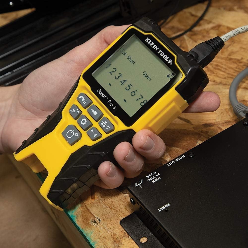 Cable Length Measurement Tester with Backlit Display