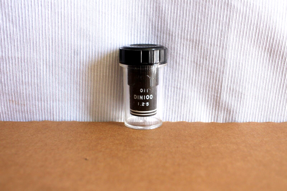 SWIFT DIN 100 1.25 OIL MICROSCOPE OBJECTIVE -USED