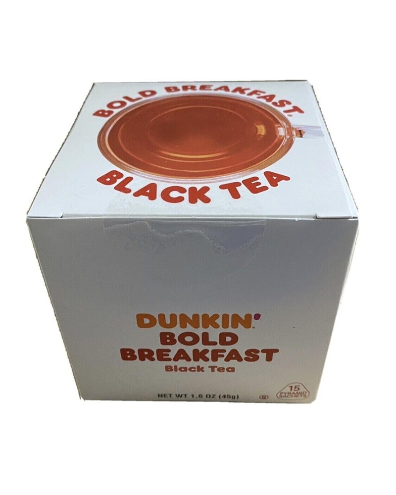 Dunkin Donuts Bold Breakfast Black Tea - 45 Pyramid Satchet Tea bags