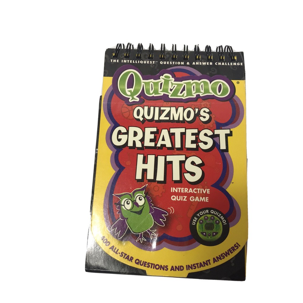 Quizmo’s  Greatest Hits Interactive Quiz Game Book AGES 7+ Question & Answer