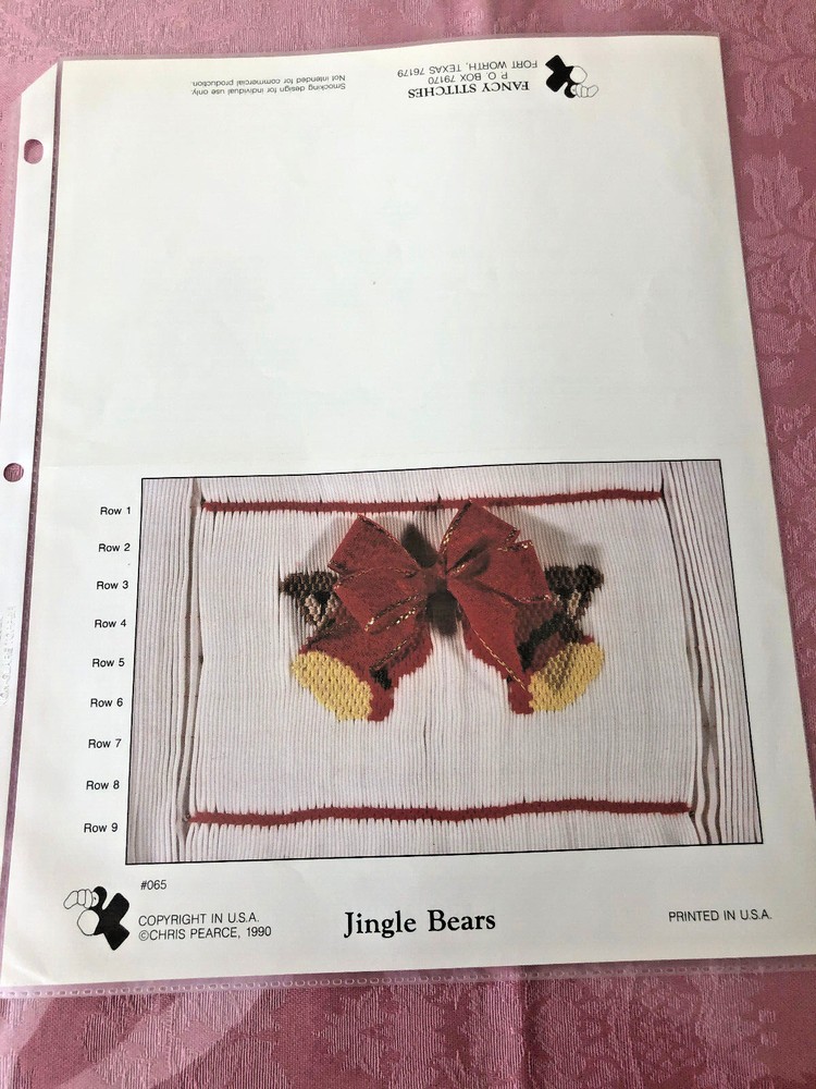 SMOCKING PLATES - You Choose