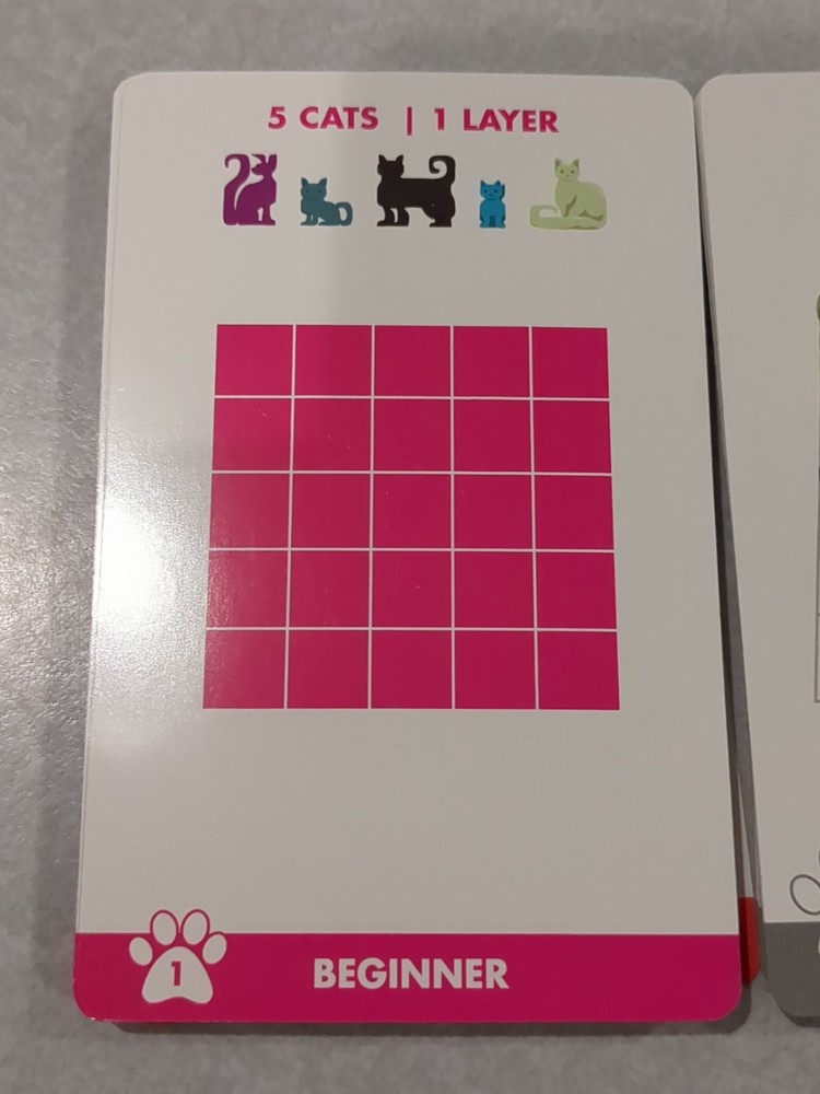 CAT STAX Purrfect Puzzle Strategy Brainstorming Game Complete