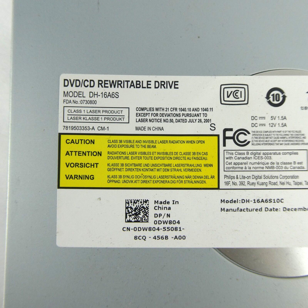 Labelflash DVD Cd Rewritable Drive DH 16A6S Label Flash DW804