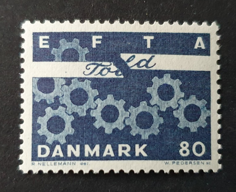 1967 DENMARK DANMARK EFTA VF MNH