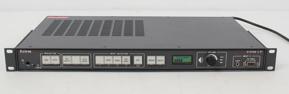 Extron System 5 IP SA FPC 8M Audio/Video Switcher w/ Front Panel Control & Amp