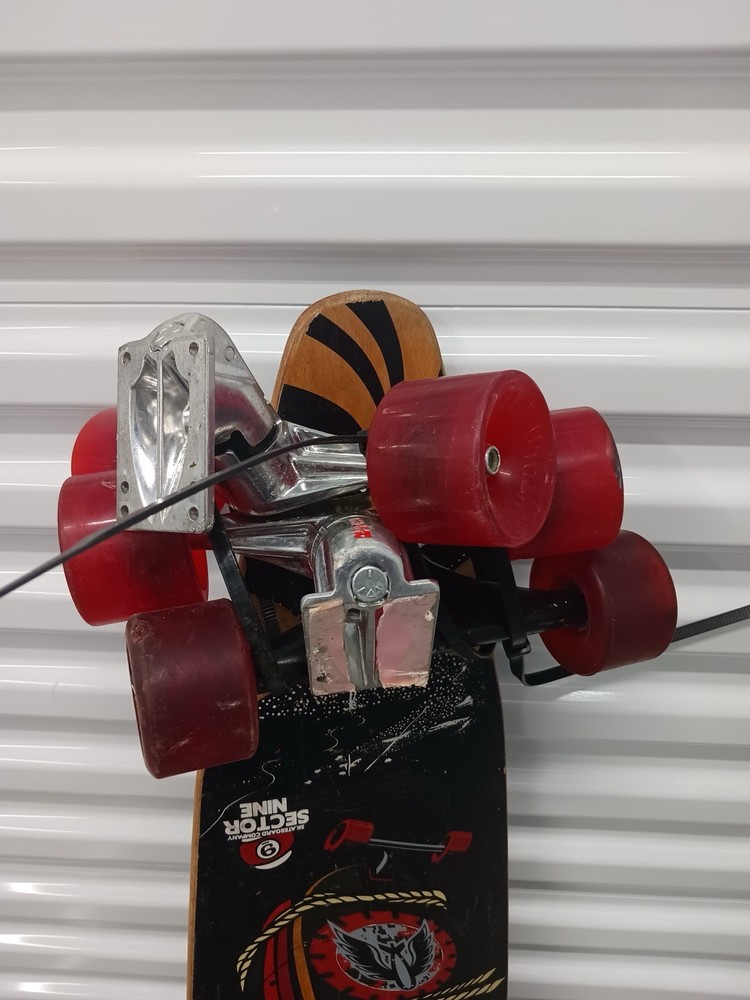 Sector 9 Complete Longboard Red Wheels Graphic Deck