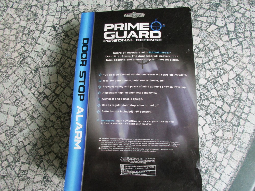 Prime Guard Door Stop Alarm