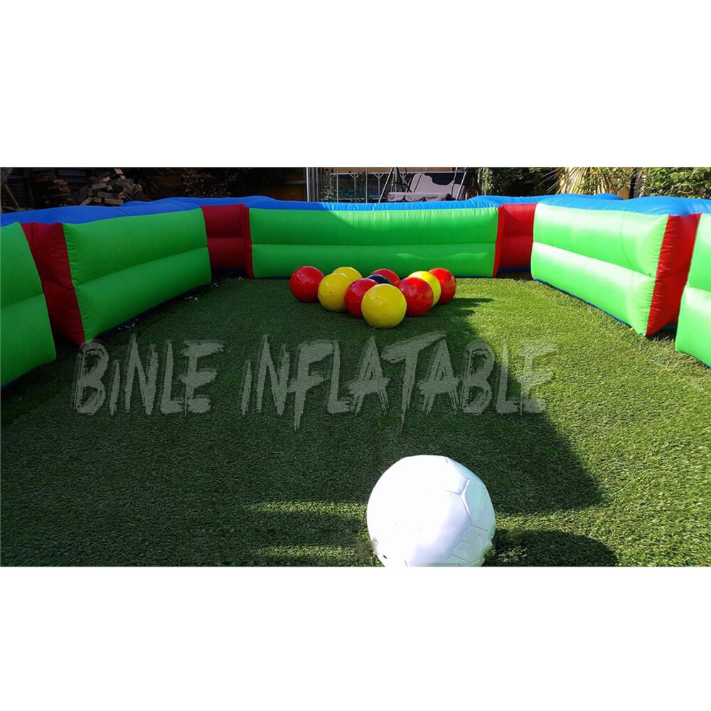 Hot Interactive Games Inflatable Table Soccer Inflatable Snooker Pool with golf