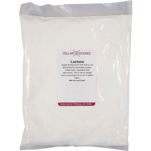 Lactose 1 LB ~ Milk Sugar ~ Non Fermentable Sweetener - Homebrew Beer Wine Cider