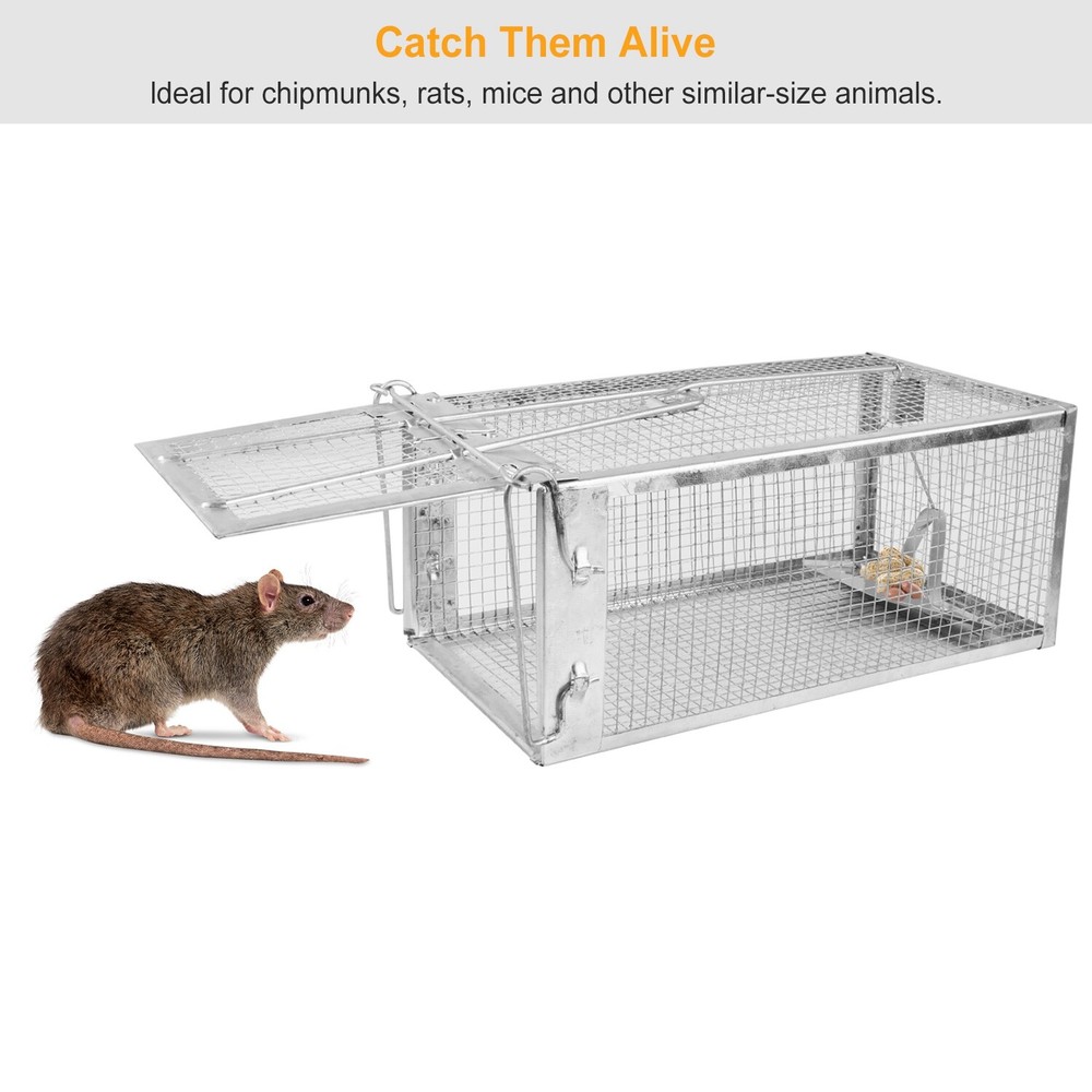 Humane Live Animal Mouse Cage Traps Catch and Release Mice Chipmunk Pests