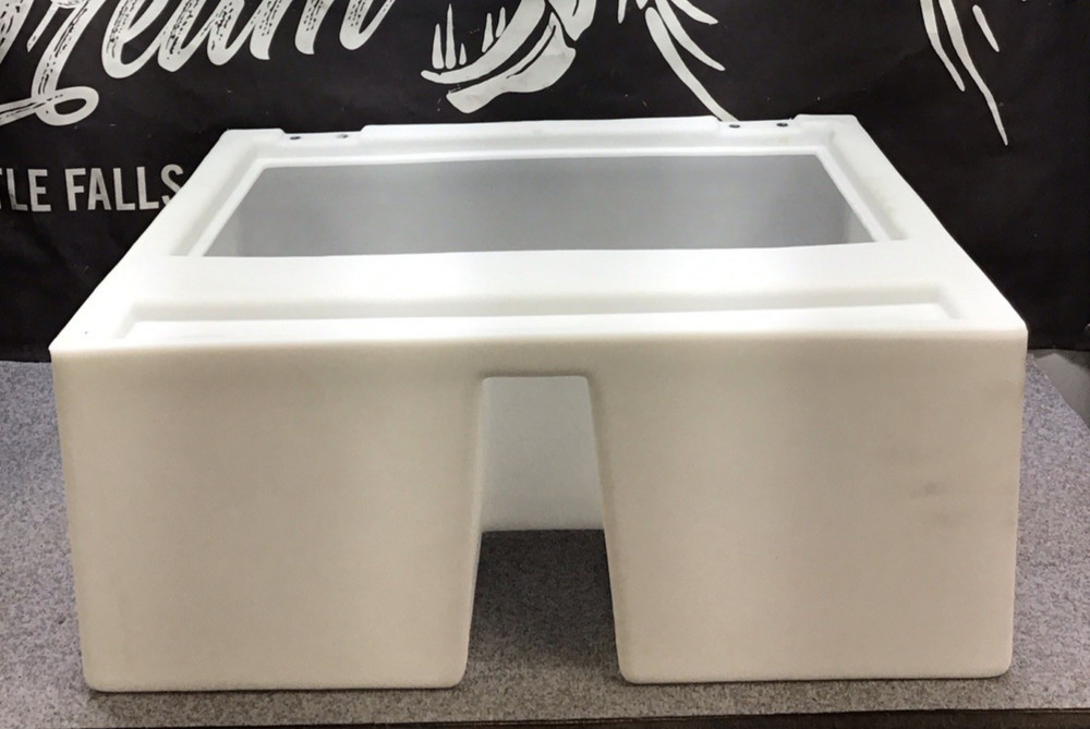 Wise Pontoon 27 inch Bench Base Only white plastic