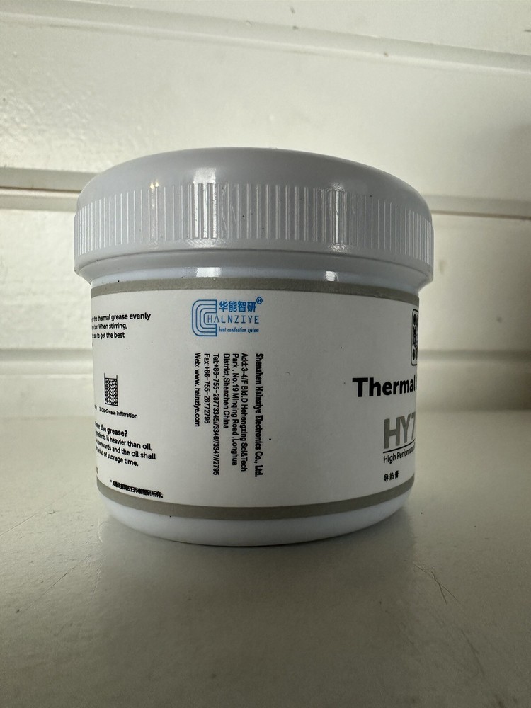 HY700-100g CPU Thermal Heatsink Grease Paste Compound Conductivity No Box
