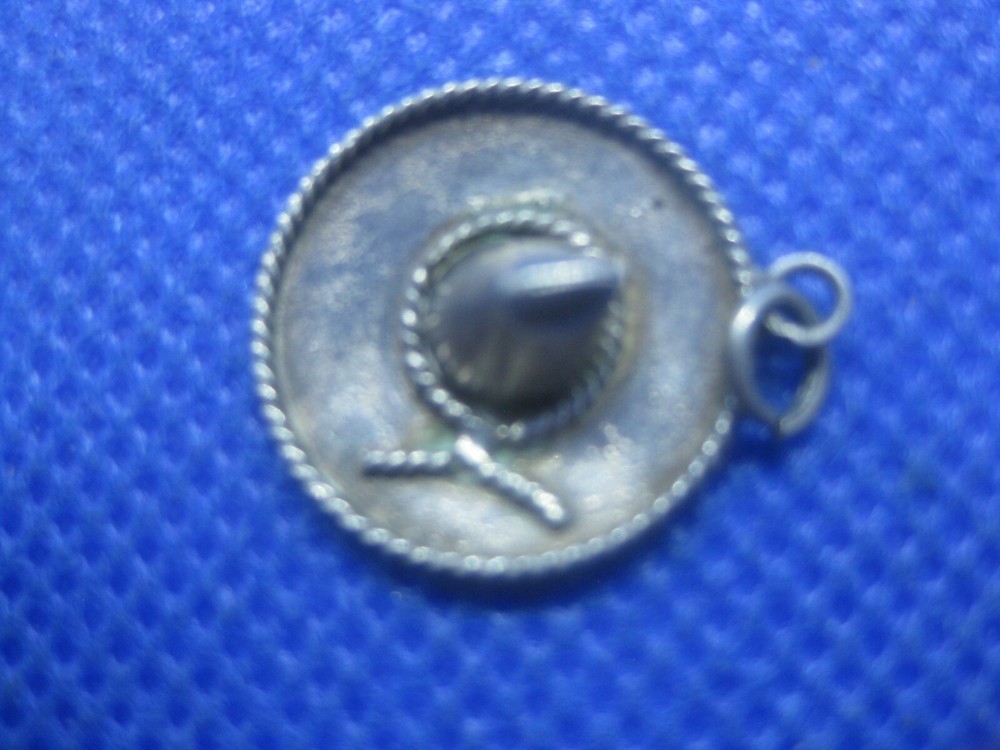 Sterling Silver Western Hat Charm