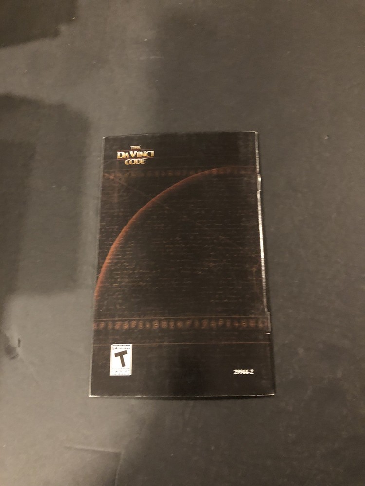 da vinci code xbox Manual Only