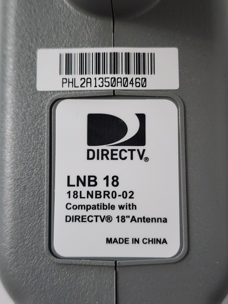 DIRECTV DUAL LNB 18 FOR 18" DISH (1)