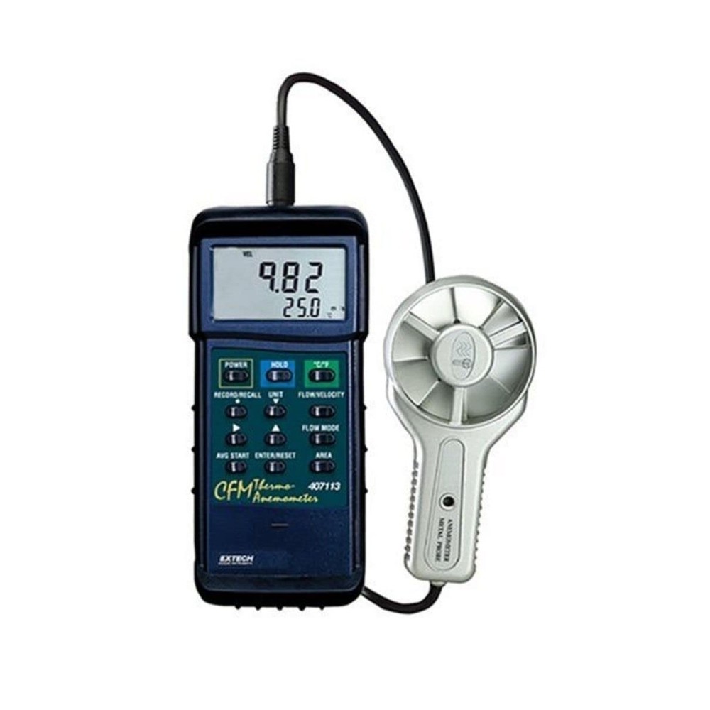 EXTECH Instruments 407113 CFM Metal Vane Anemometer