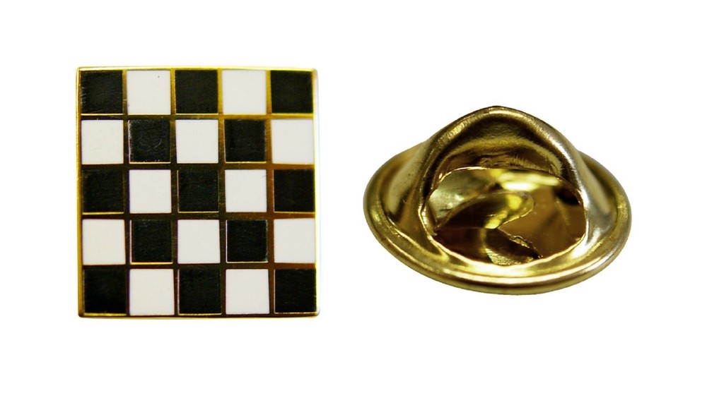 Freemasons Chequered Masonic Lapel Pin LP 50