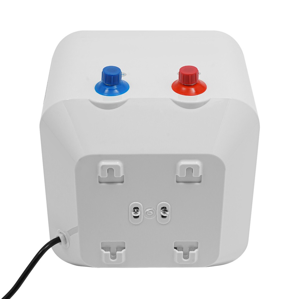 8L 1500W White Wall-Mounted Tank Hot Water Heater Electric Hot Water Heater