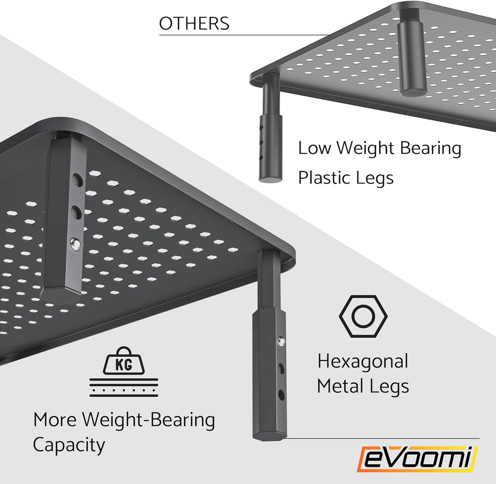 Monitor Stand Riser Computer Screen Desk Shelf for Laptop Desktop Printer