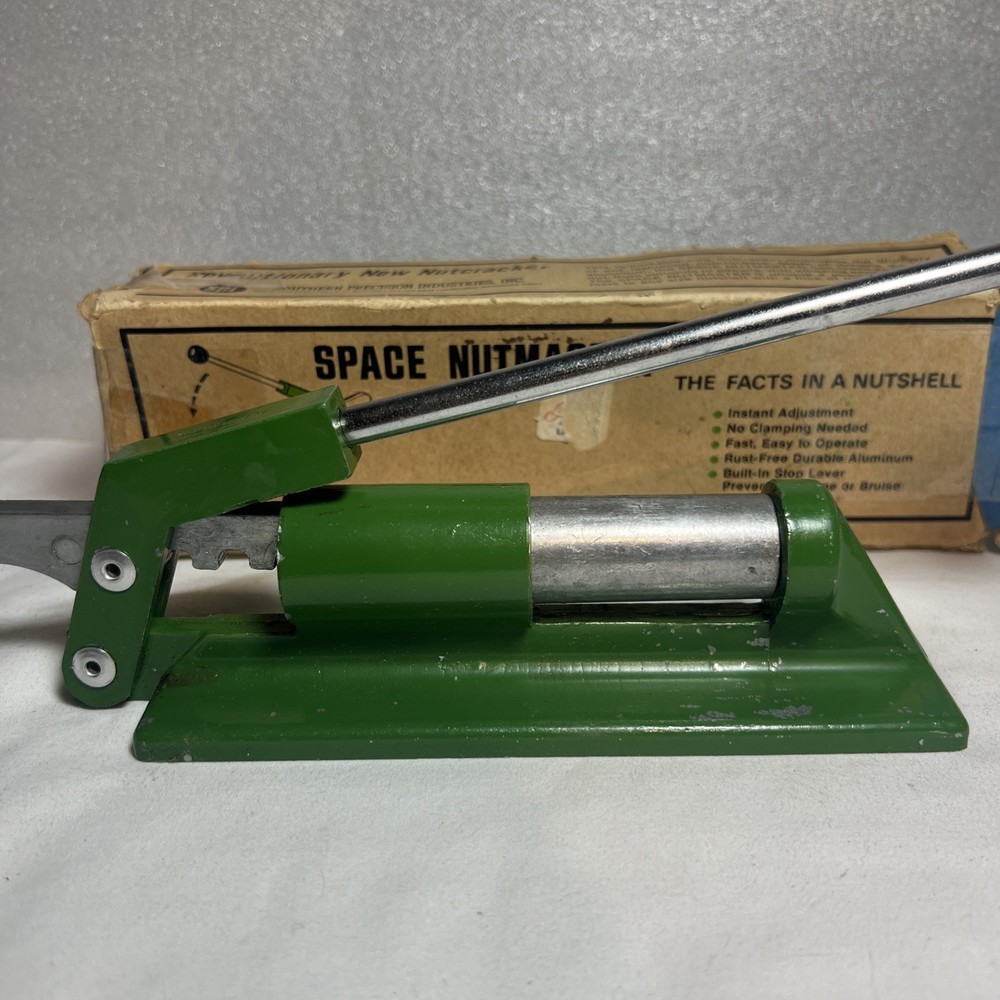Vintage Space NutMaster Nutcracker Original Box, Rare and Retro