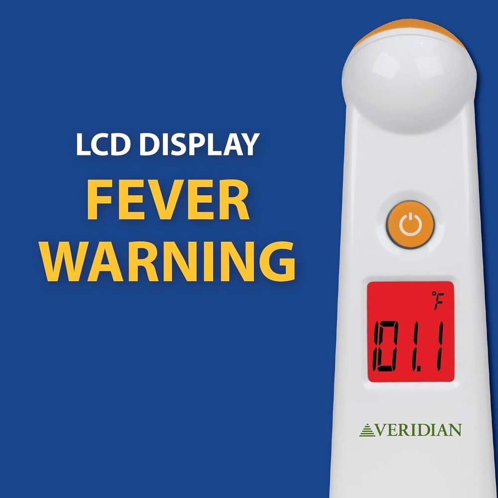 Veridian Temporal Thermometer, Temple Touch Sensor 6 Second