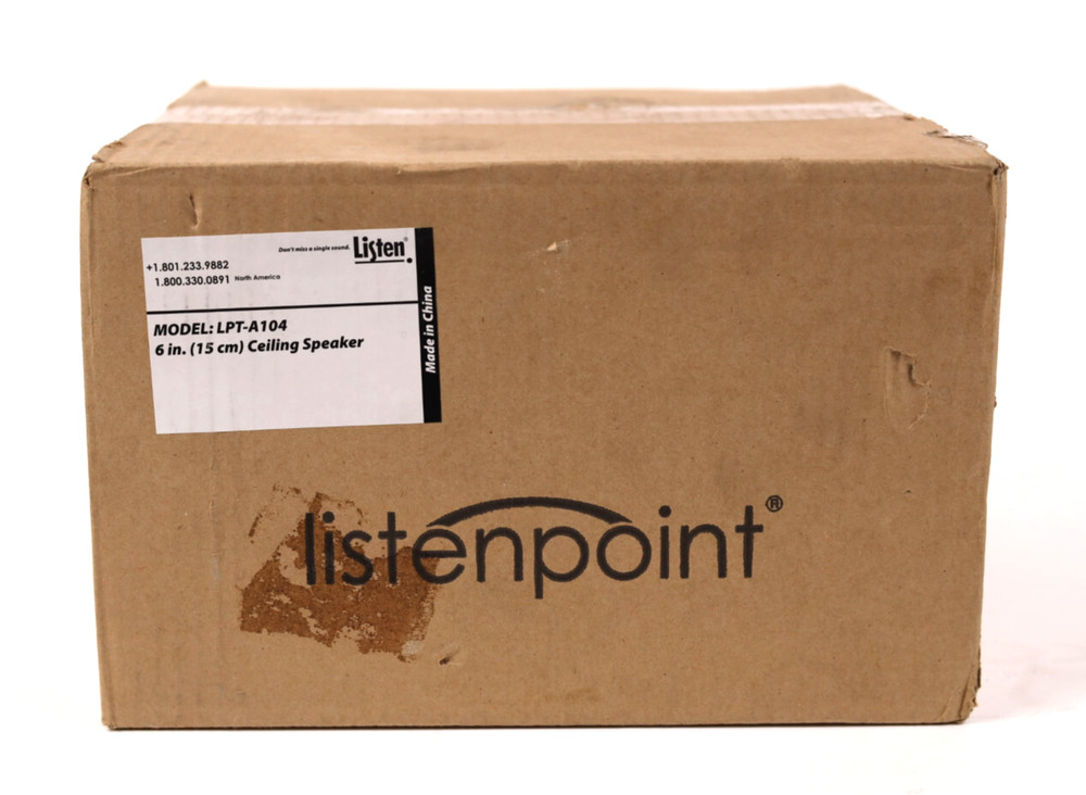 Listen Technologies LPT-A104 Plenum-Rated Ceiling Speaker (6") p821