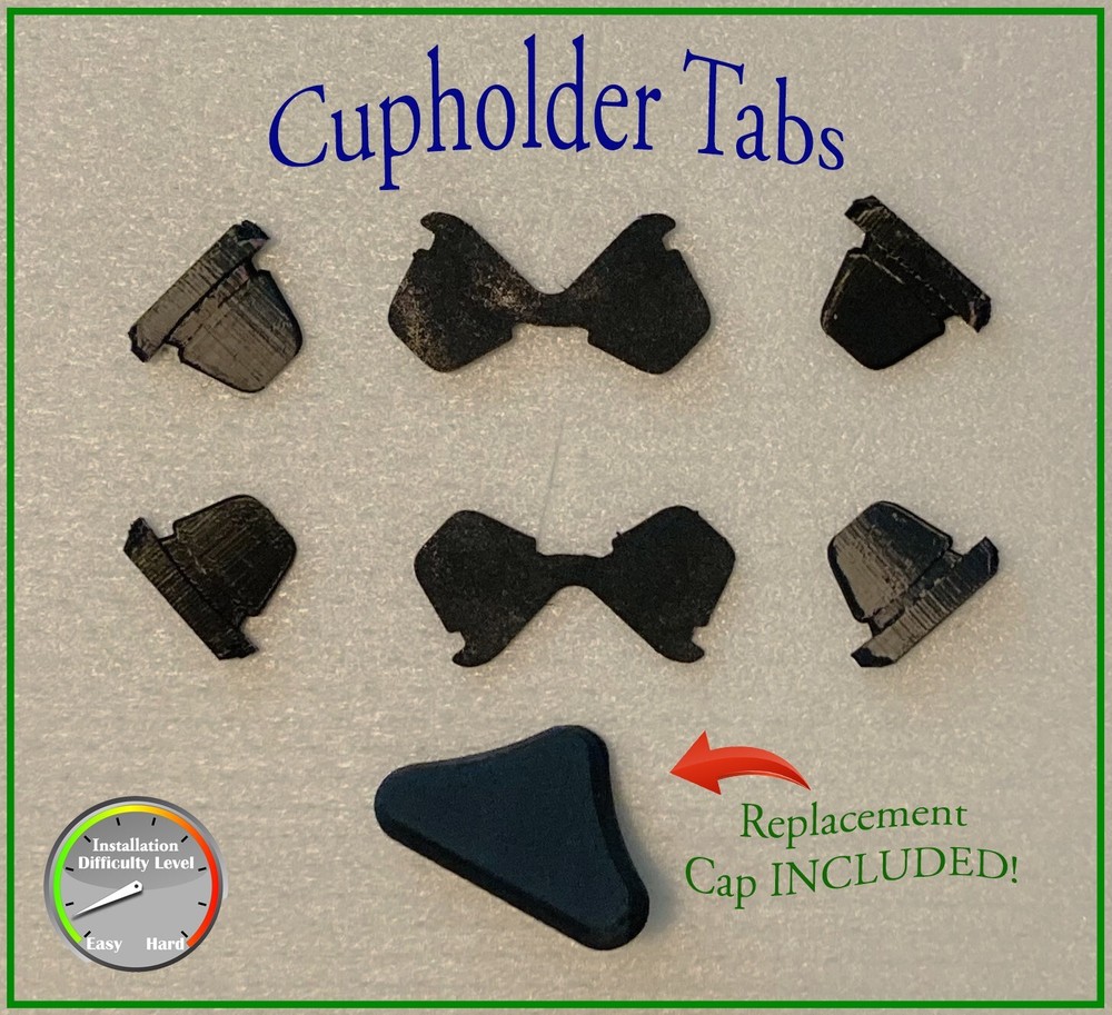 CHEVROLET SILVERADO CONSOLE CUP HOLDER TAB SET - 2003-06