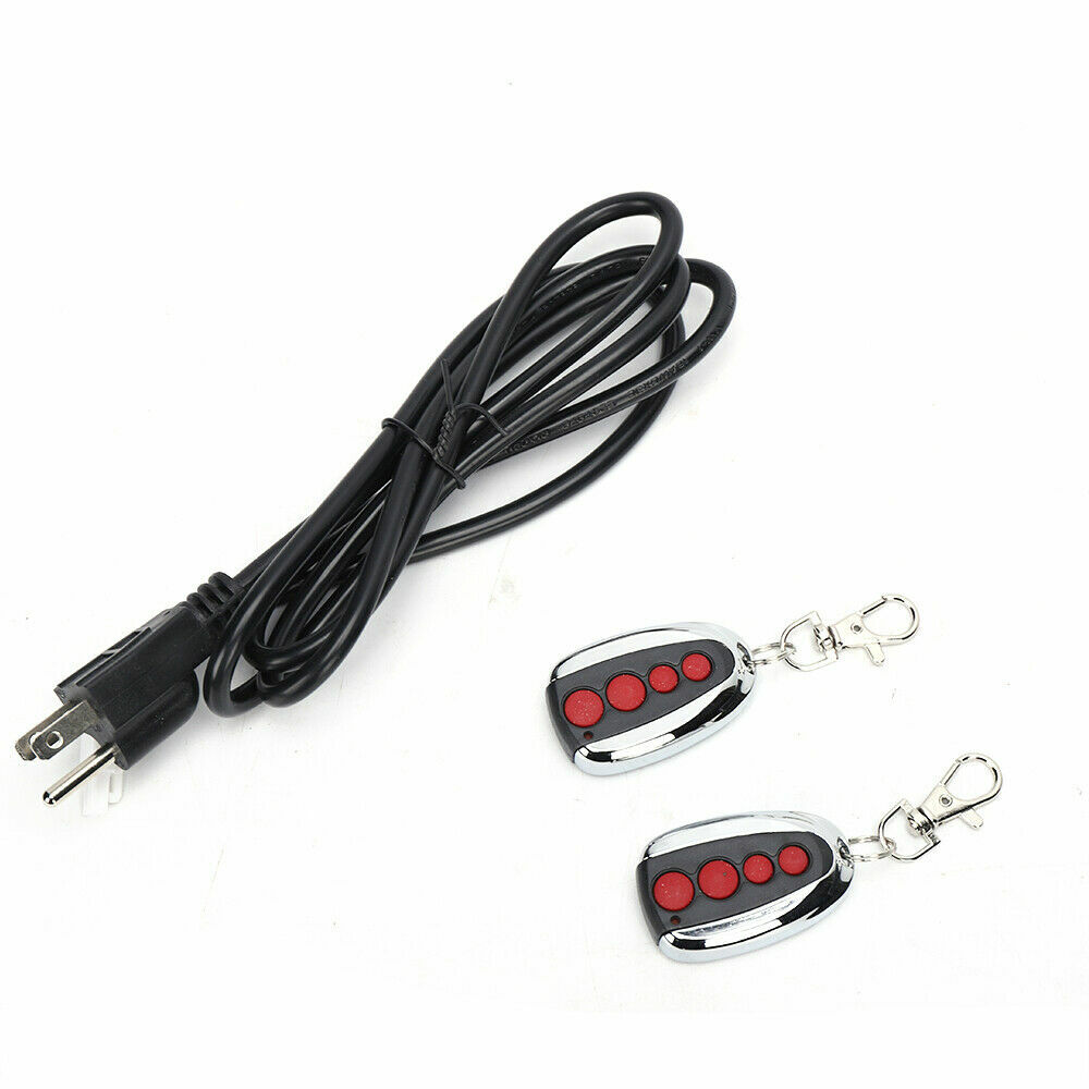 Garage Roll Up Roller Door Opener Motor 2 Remote Control Automatic Opening 80W