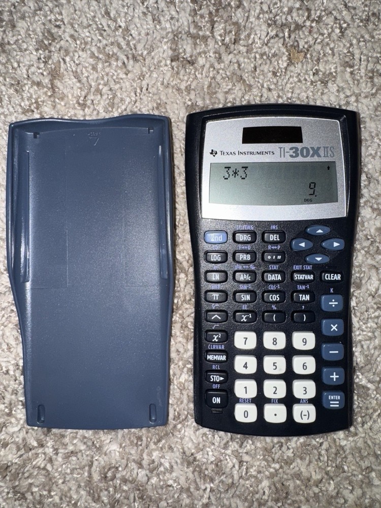 Blue Texas Instruments TI 30X IIS Calculator