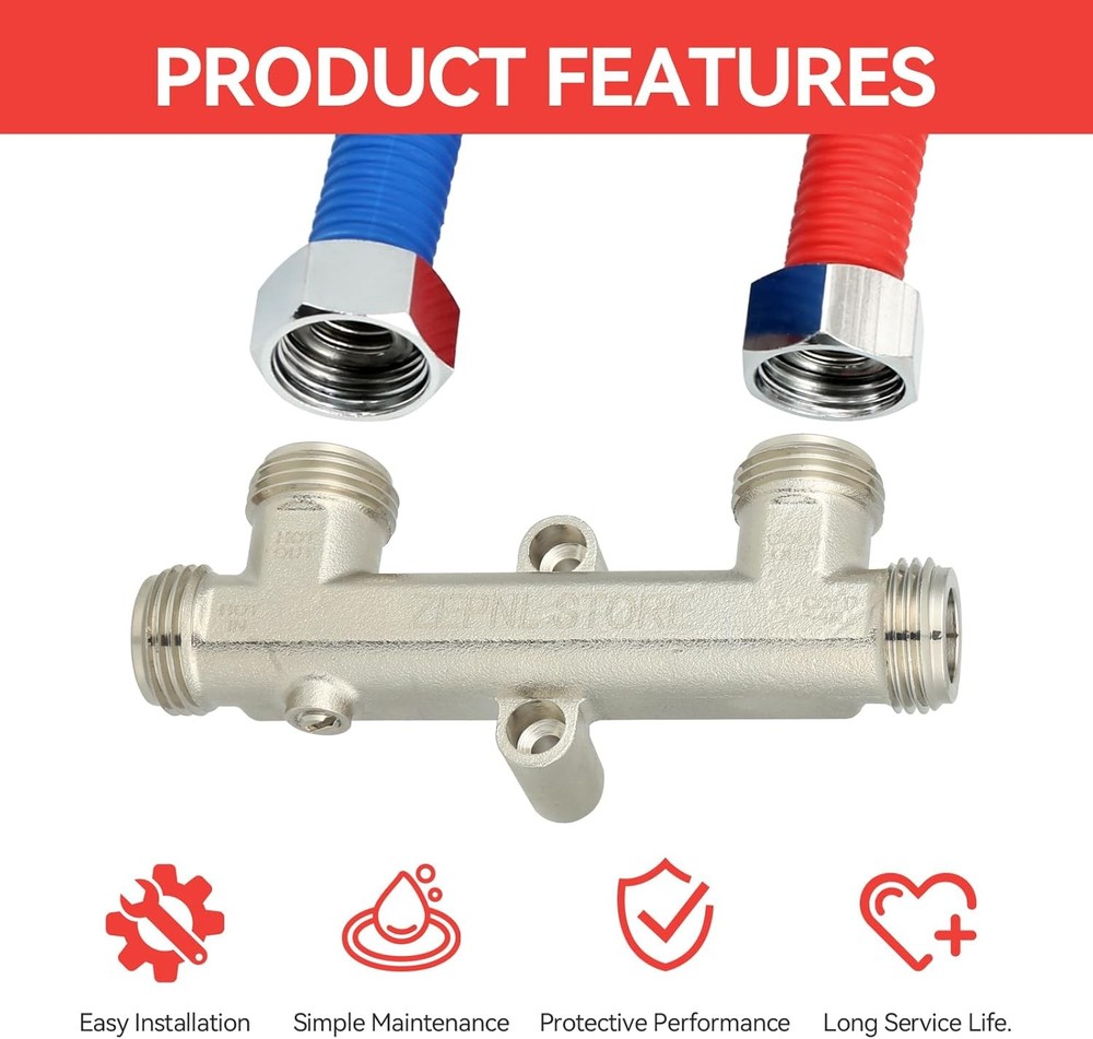 "Brass Sensor Valve for Hot Water Recirculating Pump, Replace Plastic Version"