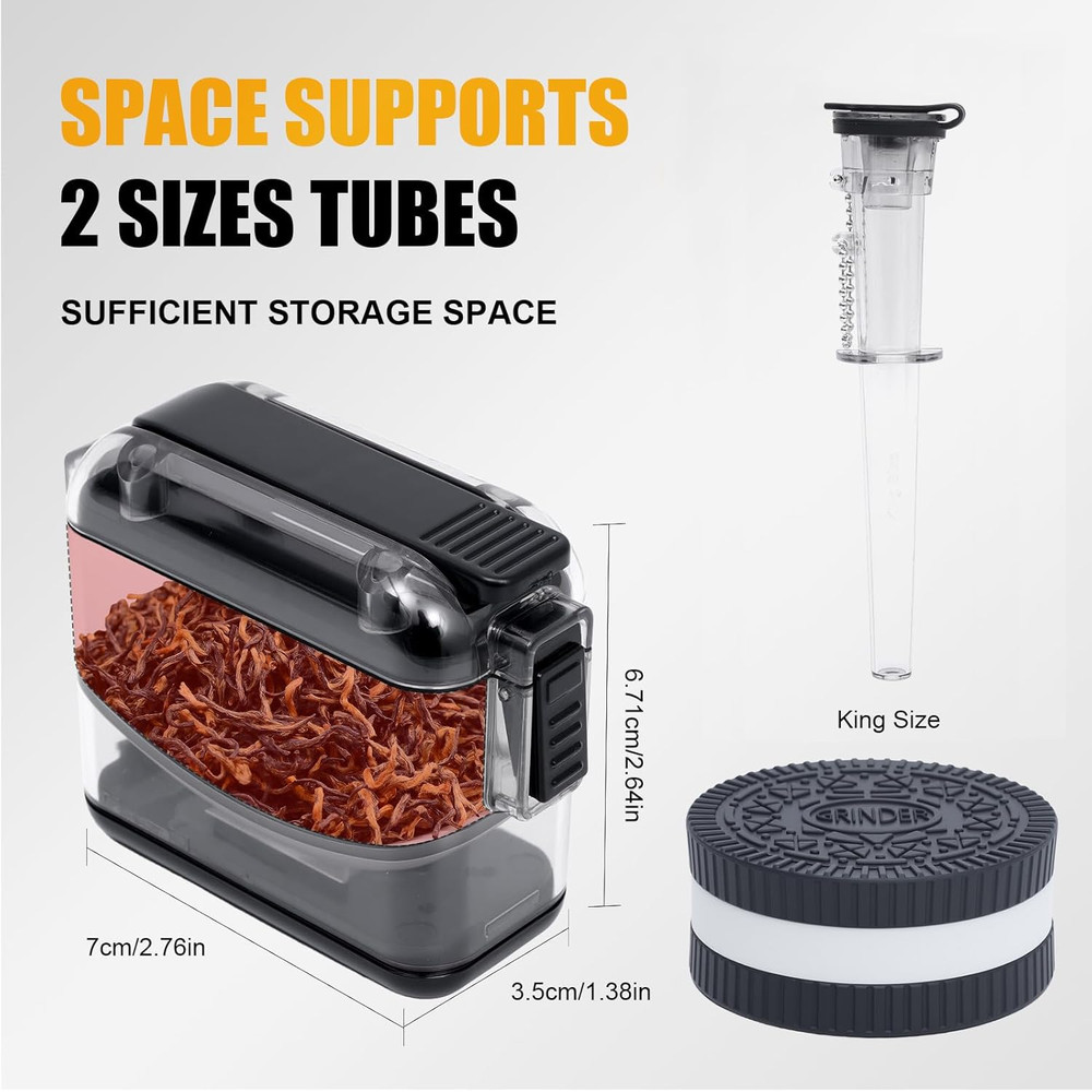Portable Tobacco Blunt Roller & Cone Loader - Manual Joint Roller with Rolling P