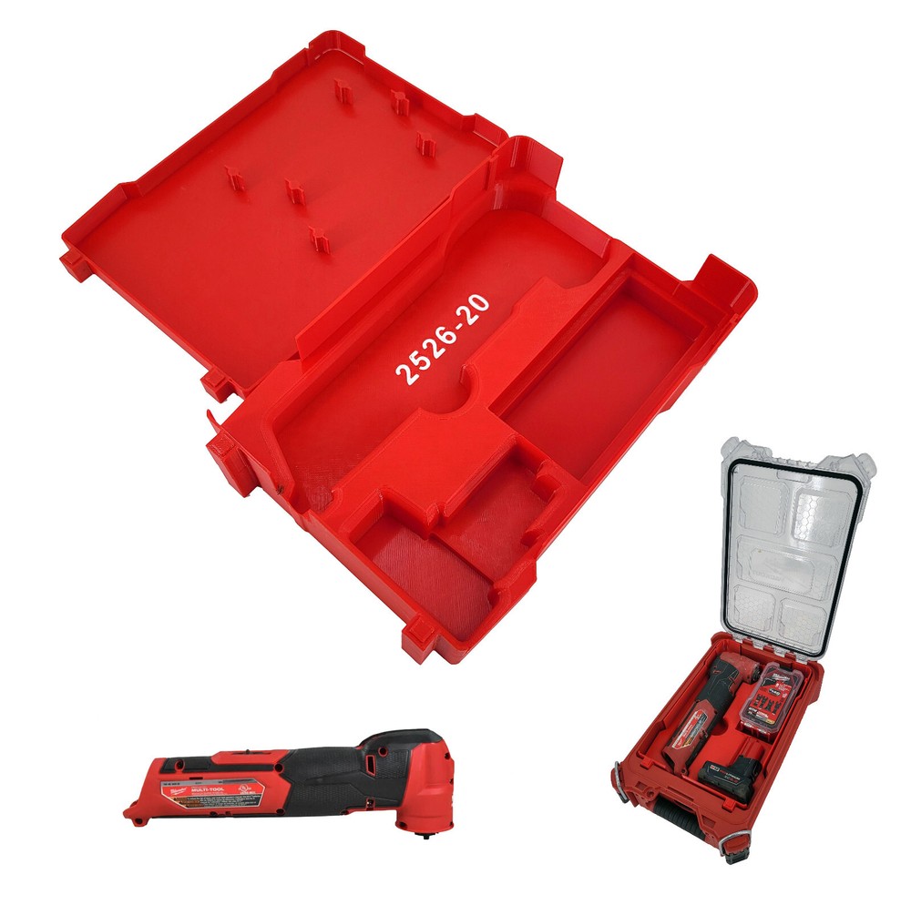 Milwaukee Packout Compact Compatible M12 Oscillating Multi Tool Tray Insert