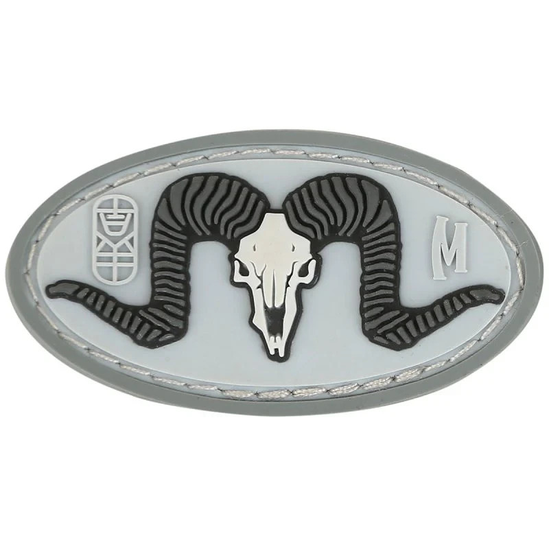 Maxpedition Ram Skull PVC Morale Patch | SWAT - RAMSS | 3D Patch